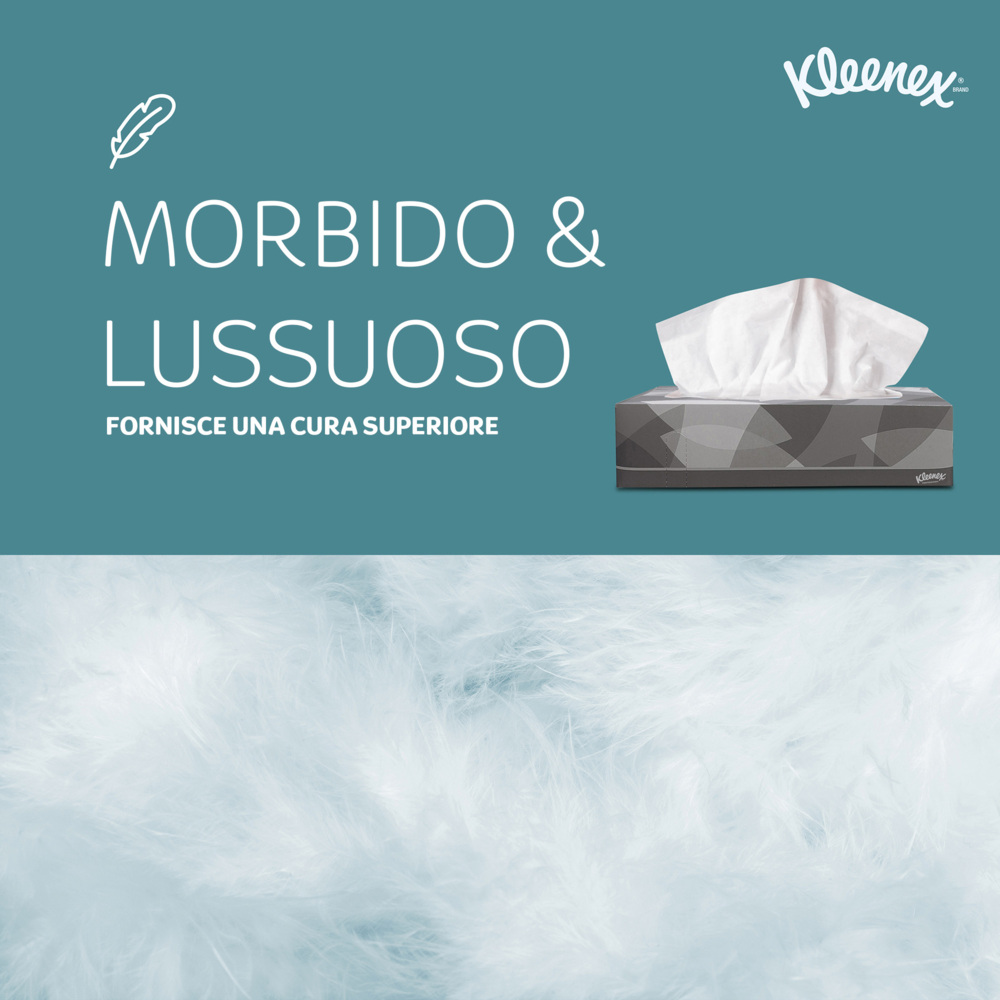 Kleenex® Boîtes de mouchoirs 8835 - 40 x paquets de 100 mouchoirs (4000 au total) - 8815