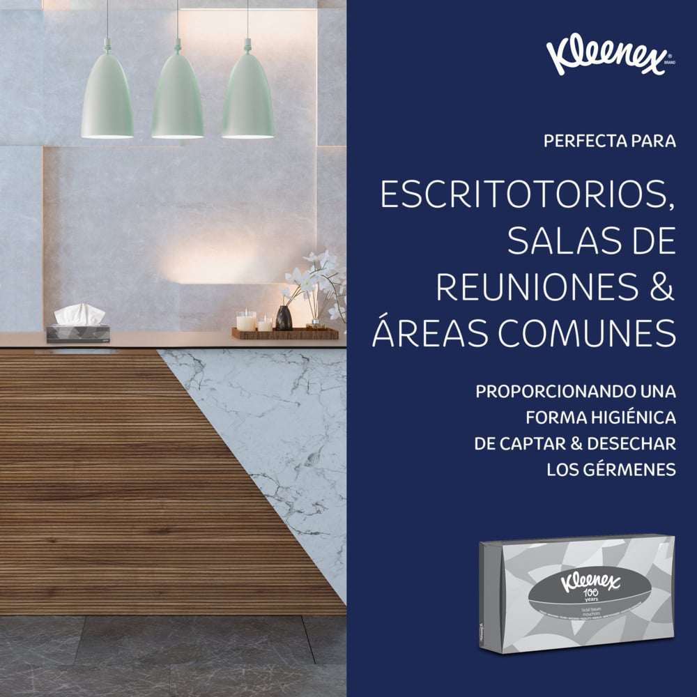 Kleenex® Boîtes de mouchoirs 8835 - 40 x paquets de 100 mouchoirs (4000 au total) - 8815