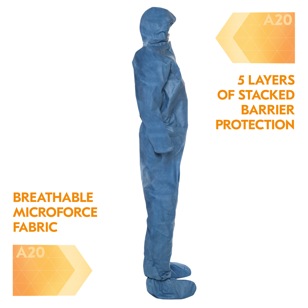 KleenGuard™ A20 Breathable Particle Protection Coveralls
