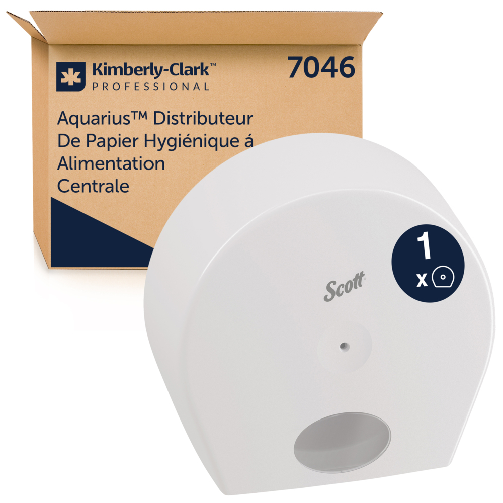 Scott® Control™Диспенсер для туалетной бумаги, код 7046, белый цвет - 7046
