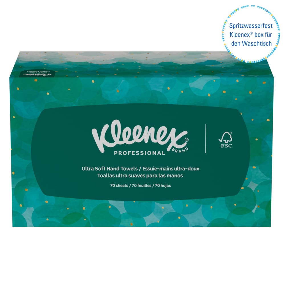Essuie-mains enchevêtrés Kleenex® Ultra™ Soft POP-UP™ 6088 - 18 paquets de 70 blancs 1 épaisseur - 6088