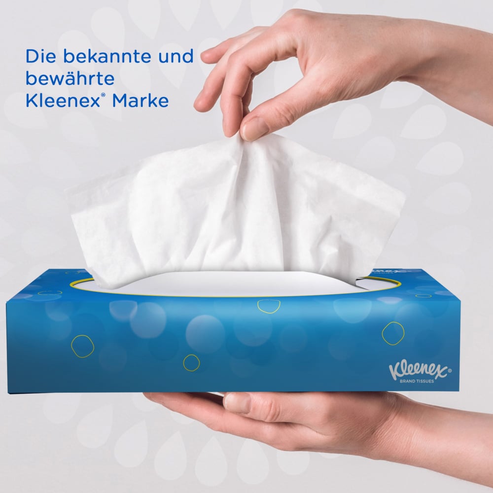 Kleenex® Caja de Pañuelos 8827, 24 Paquetes de 100 hojas, 2 Capas, Suaves y Resistentes, Sin Fragancia, Color: Blanco - 8827