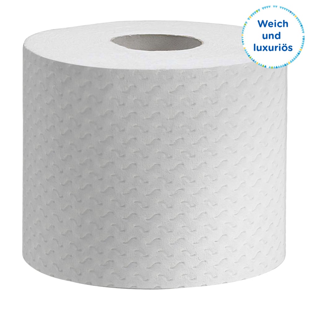 Kleenex® Papel Higiénico 4 Capas 8484, 24 Rollos Pequeños de 160 Hojas, Ultra™ Cómodo, Premium, Blanco - 8484